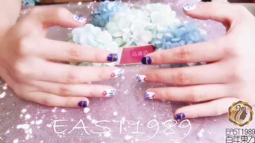  青花美甲怎么做？保定東方技工學(xué)校教你巧做美甲！